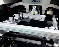 Nouvel équipement d'impression de pochoirs SMT GKG GT++ avec moteur PLC, positionnement stable et répétitif, 1100 kg, garantie 1 an
