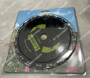 ใบเลื่อยวงเดือนขนาด 9 นิ้ว ความเร็วสูง 10,000 รอบต่อนาที 20 ฟัน ความกว้างการตัด 230 มม. อุปกรณ์ต่อพ่วงเครื่องตัดหญ้าโลหะสำหรับงานตัดแต่ง - Product Image 3