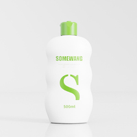 Somewang 250ML et 500Ml Bouteille HDPE personnalisée de haute qualité avec capuchon en PP pour emballage de soins personnels