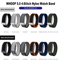 Bracelet de montre en nylon tissé texturé Whoop 5.0 avec boucle à anneau unique, bracelet intelligent sportif, largeur de bande : aucune, fabriqué en Chine