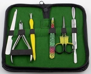 Manicure Kit <b>Nail</b> Tools <b>Set</b> of 7 Pieces With <b>Nail</b> Nipper Clipper Tweezer Cuticle Scissors Manicure Kit - Product Image 6