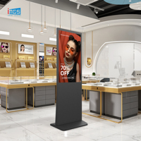 Affichage numérique LCD tactile sur pied de 50 pouces avec système Android pour les magasins de détail et les kiosques de centre commercial