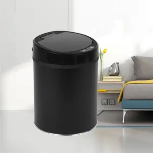 Großhandel New Slim Home Nachhaltige Edelstahl 12 Liter Smart Home Abfall behälter