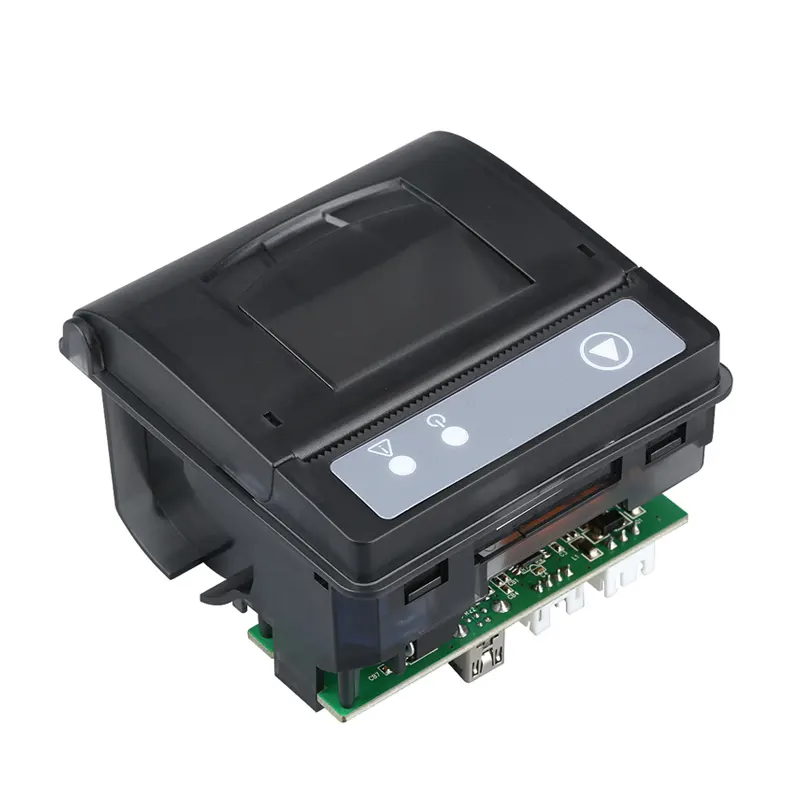 Mini impresora térmica de quiosco de panel de 58mm, impresora integrada con APS compatible con RS232/TTL para una impresión eficiente