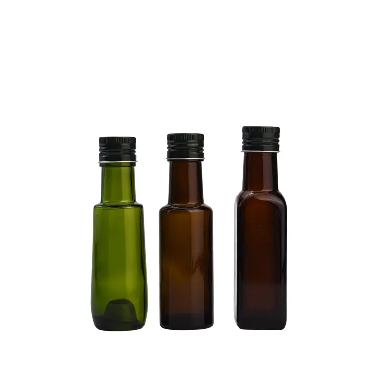 Bottiglia di vetro di olio d'oliva Premium-elegante, a prova di perdite con beccuccio, ideale per cucinare e utilizzare il tavolo