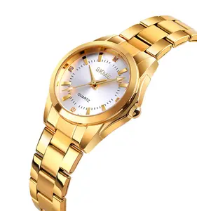 Skmei China Supplier Promotional Gift Set Watch Original Skmei Wrist Watch Gold Luxury Custom Quartz Watches Luxury