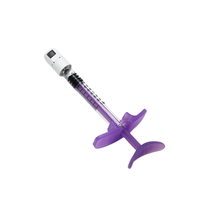 Seringue en verre de 5 ml avec capuchon OVS anti-effraction, récipient hermétique à embout Luer Lock pour fluides de précision