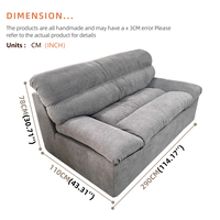 Canapé compressé 3 places design moderne, modulaire sous vide, avec coussin en éponge de haute qualité, vide