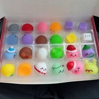Calendrier de l'Avent de Noël 24 Jours : Coffret Cadeau Compte à Rebours des Fêtes avec Jouets Sensoriels Anti-Stress et Billes Anti-Pression