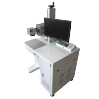 Nouvelle machine de marquage laser CO2 compacte de table 30W, refroidie par air, marqueur industriel automatique prenant en charge les formats DXF/AI/DST