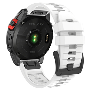 Nouveau <span class=keywords><strong>bracelet</strong></span> de <span class=keywords><strong>montre</strong></span> en silicone pour <span class=keywords><strong>Garmin</strong></span> Fenix 7 Pro, style officiel, à libération rapide, souple et réglable, pour le sport - Product Image 4