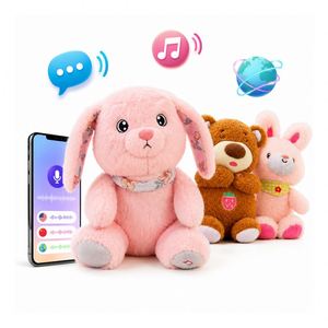 Juguete de Peluche de Conejo con Módulo Electrónico de Chat de Voz IA, Compañero de Sueño Suave para Niños, Proveedor Minorista, OEM de Fábrica - Product Image 1