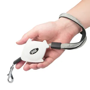 Free Handle Retrátil Pet Leash para cães até 88lbs Trela do cão retrátil