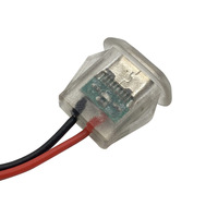 Support de lampe de type c 2P colle d'injection USB C tête femelle Type c fil de soudage étanche bande lumineuse transparente Port de charge