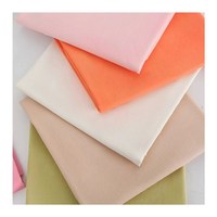 100% popeline de coton plaine 100100 mince mousseline voile tissu pyjamas vêtements de nuit doublure robe chemise couches séchage rapide bébé bavoirs