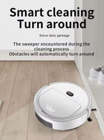 Robot Vacuum Cleaner Anti-Tabrakan Terbaru Kualitas Tinggi Harga Grosir Pabrik dengan Daya USB, Penyapu & Pel Otomatis
