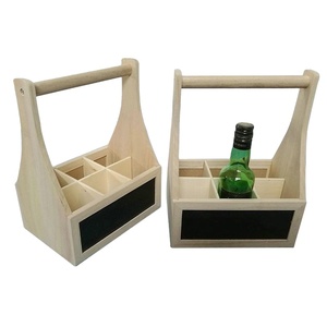 Crate Small Vintage Practical Wood Wine Red Beer Crate Wooden Storage Rack