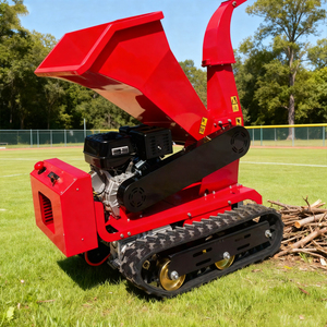 Demand for Best-selling Machinery Rongtong Mobile Agricultural Machinery Hardwood <b>Branch</b> Chipper Wood Shredder Digital Remote - Product Image 1