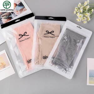 Custom Men's and Women's Underwear Frosted PET/PE Gravure Printed Recyclable Leggings Zipper <b>Packaging</b> <b>Bag</b> - Product Image 5