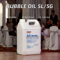 Fluide de fumée professionnel audio, vidéo et éclairage, 5 litres, spécial pour machine à bulles, liquide avec instructions