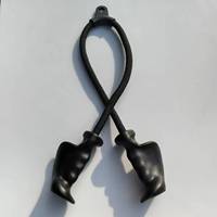 Accessoires de fitness : Corde ergonomique pour triceps, barre de traction dorsale, barre de tirage haut, barre de rame, barre latérale en nylon Cloudoo