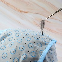 Herramientas de Peluquería para Teñir el Cabello, Gorro de Tela Desechable de Doble Capa para Tratamiento Capilar, Mechas, Fabricado en China