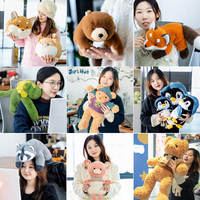 Prix usine conception personnalisée dessin animé bleu éléphant peluche coton peluche jouets mignon enfants Animal poupée fabricant