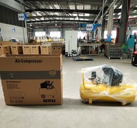 Compresseur d'air à entraînement par courroie SY-2100, réservoir de 100 L, 3 CV, avec certification CE, vente directe usine
