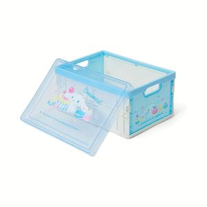 Kawaii Cartoon Hellokittys Kuromi PP Eco-Friendly Flexible Foldable Mini Desktop <b>Storage</b> <b>Box</b> Organizer 6-10L Capacity <b>Kitchen</b> - Product Image 1