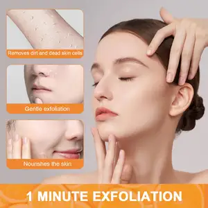 Crema exfoliante facial y corporal para eliminar suavemente las células muertas de la piel