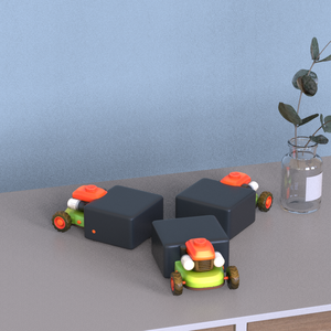 Herramientas de jardín modernas y creativas personalizadas, máquina de deshierbe de poliresina con forma de maceta, <span class=keywords><strong>pies</strong></span> de soporte para drenaje y flujo de aire - Product Image 4