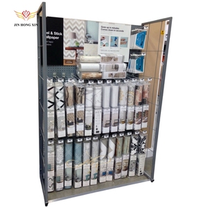 Hochwertiges individualisiertes Metallständer-Rack Werbe-Vorführregal für farbiges Zeichnupapier-Boden-Stil für Werbung - Product Image 3