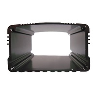 Boîtier de boîtier en aluminium extrudé personnalisé en usine boîtier d'amplificateur de puissance boîtier PCB boîtier électronique en aluminium extrudé anodisé