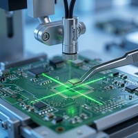 ZhonNa Nouveau Module Laser Rouge 635nm 1mW à Fibre Optique, Point/Ligne/Croix, Lentille en Verre, Focalisable, Classe Industrielle, DC 3V, CE/FCC/RoHS, Original