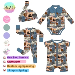 Summer Baby Bamboo Zippy Romper Custom Kids Bamboo Bodysuit Baby Boys <strong>Clothes</strong> High Quality Jumpsuit Wholesale - Product Image 2
