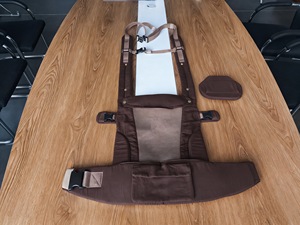 <span class=keywords><strong>Porte</strong></span>-bébé DENZO pour nouveau-né, ergonomique, confortable, léger, en lin et coton mélangés, avec support de tête, pour les tout-petits de 0 à 36 mois - Product Image 5