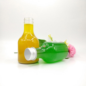 Botellas de Plástico PET Cuadradas Transparentes de 200 ml de Grado Alimenticio para Jugos, Té y Bebidas con Serigrafía - Product Image 4