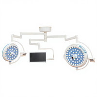 Lampe chirurgicale sans ombre à LED électrique avec caméra HD - 3500-5000K - Lumière d'opération à intensité variable pour salle d'opération hospitalière