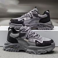 Nouvelles Chaussures de Sport Décontractées Montantes Respirantes et Polyvalentes pour Hommes, Style Printemps