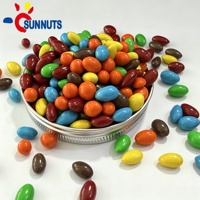 Chocolats Sunny Drops fabriqués en Chine, chocolat solide enrobé de graines de tournesol, délicieuses noix enrobées de chocolat, bonbons au chocolat
