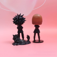 H3-9CM 7 pièces = 1 ensemble Figurine d'action Anime Jujutsu Kaisen très populaire, décoration de bureau, figurine de dessin animé Jujutsu pour enfants et machine à griffes