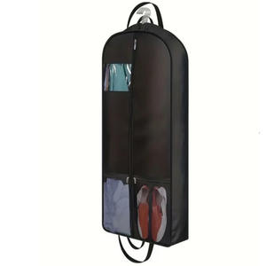 Sacs de voyage pour costumes robustes, imperméables et anti-poussière, avec soufflet de 6 pouces, pour rangement suspendu et protection - Product Image 1