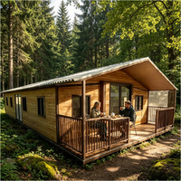Maisons mobiles pliantes de 40 pieds sur 20 pieds, mini-maisons, conteneurs prêts à l'emploi, maison préfabriquée à deux chambres, maison conteneur extensible préfabriquée