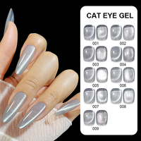 Vernis Gel Effet Œil de Chat Colorcat Personnalisable avec Logo, Sans Fond de Teinte, Marque Privée, Sans HEMA ni TPO, Soak Off, pour Salons de Manucure