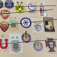 Écusson de football Copa Mexique 2026-2027, écologique, en silicone TPU découpé au laser, gaufré 3D, avec étiquette tissée Tatami, autocollant pour maillot
