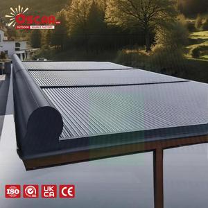 Persianas Retráctiles para Techo, Persianas Exteriores con Riel Deslizante, Cortinas para Patio, Balcón, Jardín, Techo Retráctil Motorizado - Product Image 1