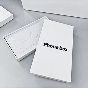 Cajas Rígidas de Lujo para Teléfonos Móviles con Logotipo Personalizado en Relieve, Papel Recubierto Reciclable y Forro de Plástico, Venta al Por Mayor de Alta Gama - Product Image 4