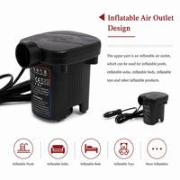 Pompe à air électrique portable en gros pour véhicules électriques, gonflage et dégonflage compact pour matelas pneumatique, canapé, piscine, bouée de natation