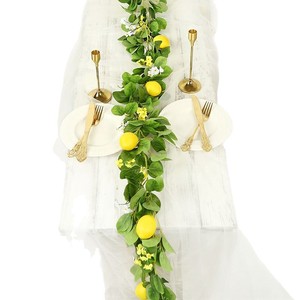 Vigne artificielle de citron en promotion, style italien, pour décoration de plafond d'hôtel - Product Image 2