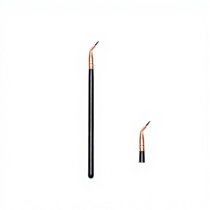 Pincel Delineador de Ojos Redondo, Pelo Sintético Suave, Mango de Madera, Marca Privada, Herramienta Cosmética para Maquillaje de Ojos - Product Image 3